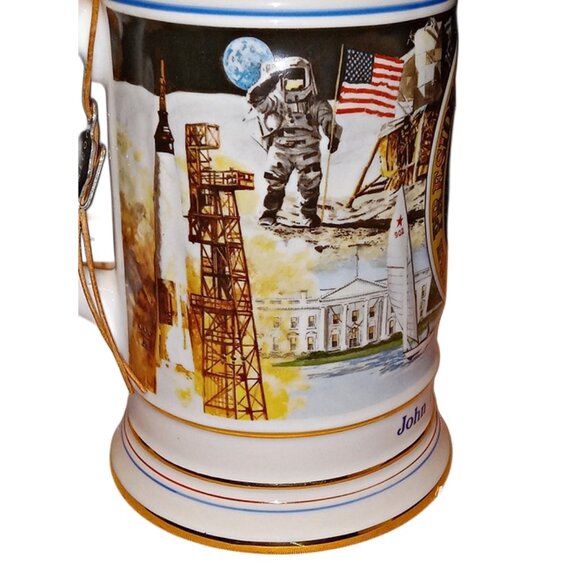 John F Kennedy American Heritage Stein 1993 Anheuser Busch /Gerz Made in Germany - Picture 3 of 13